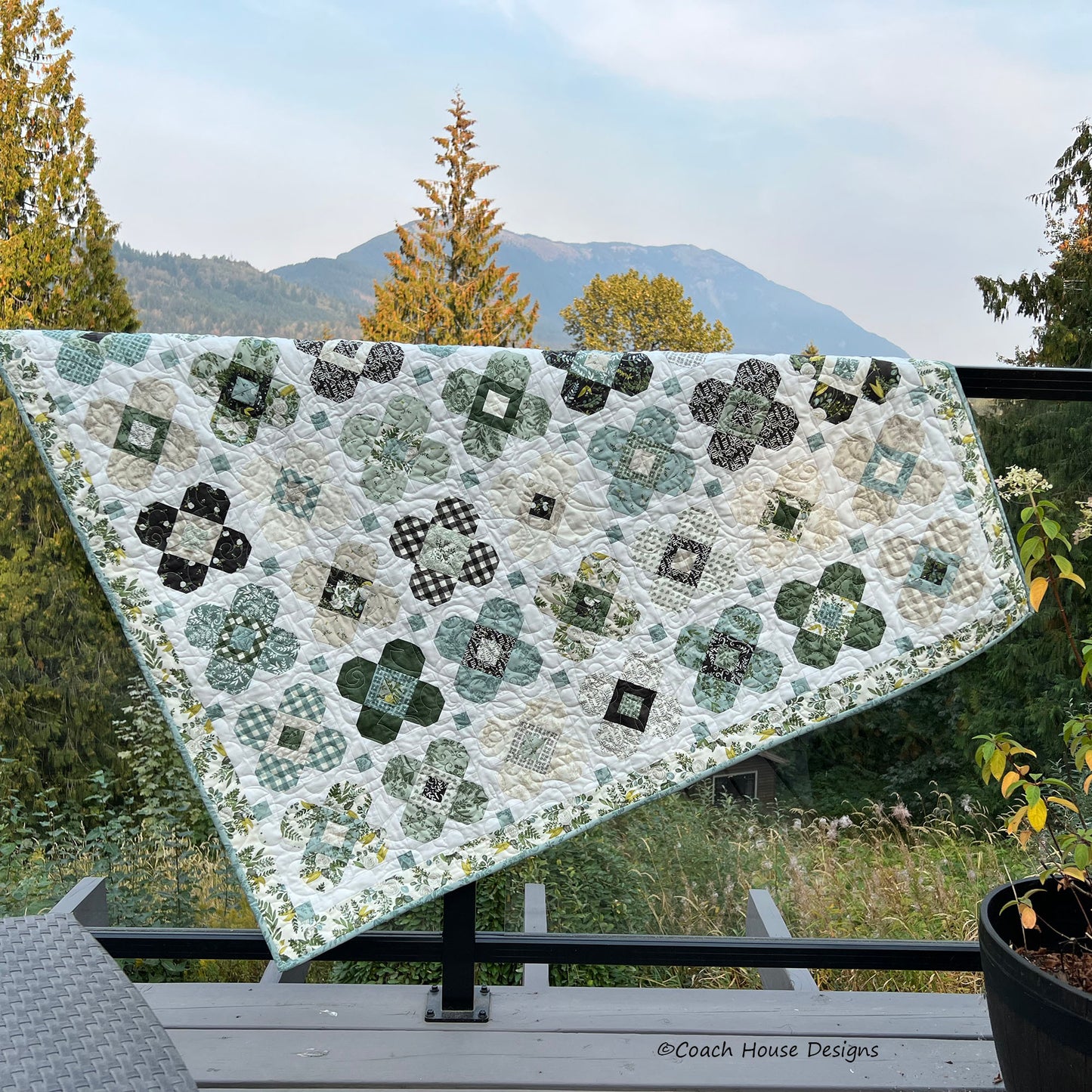 A Layer of Blooms Downloadable PDF Quilt Pattern