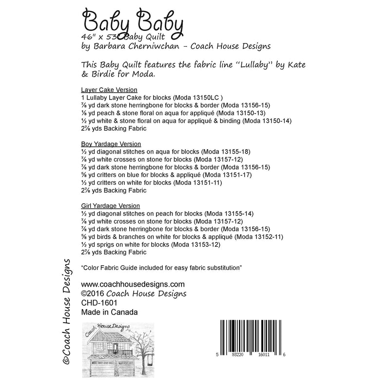 Baby Baby Digital Pattern
