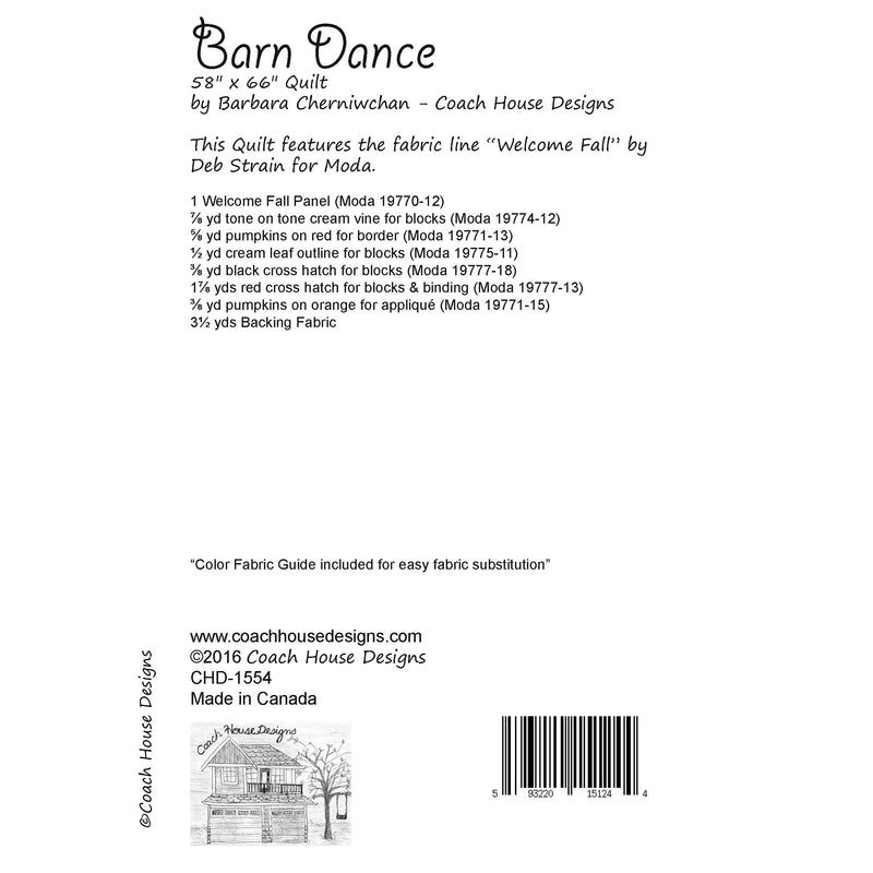Barn Dance Digital Pattern