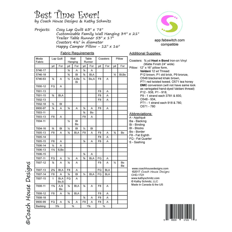 Best Time Ever! Quilt Pattern
