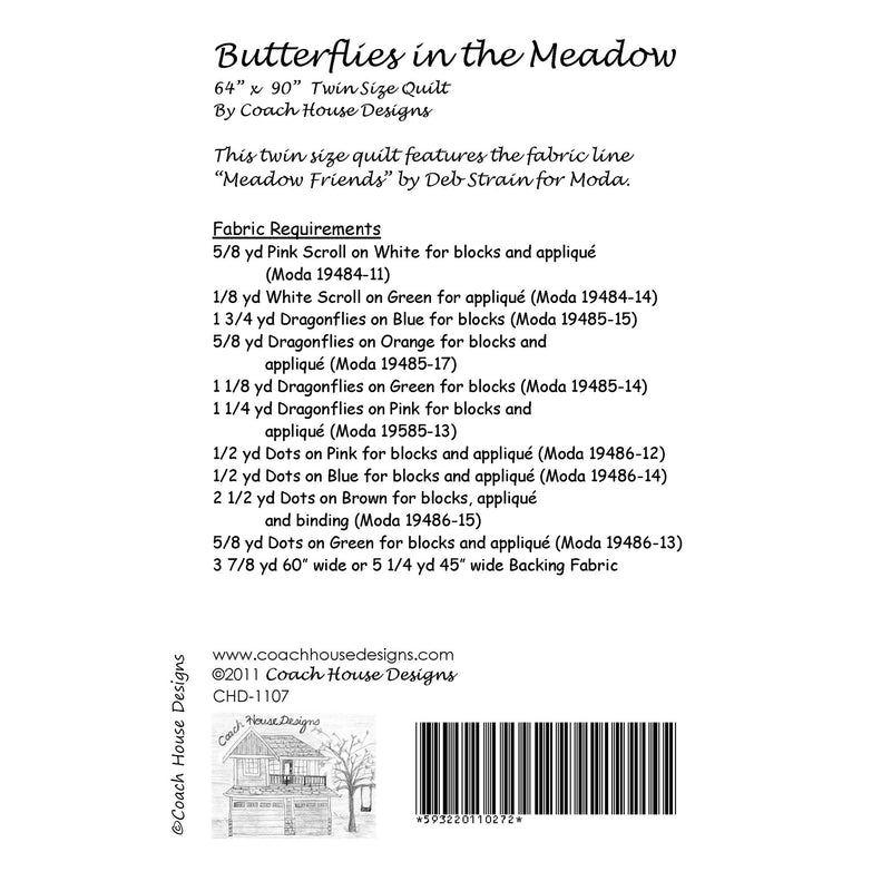 Butterflies in the Meadow Digital Pattern
