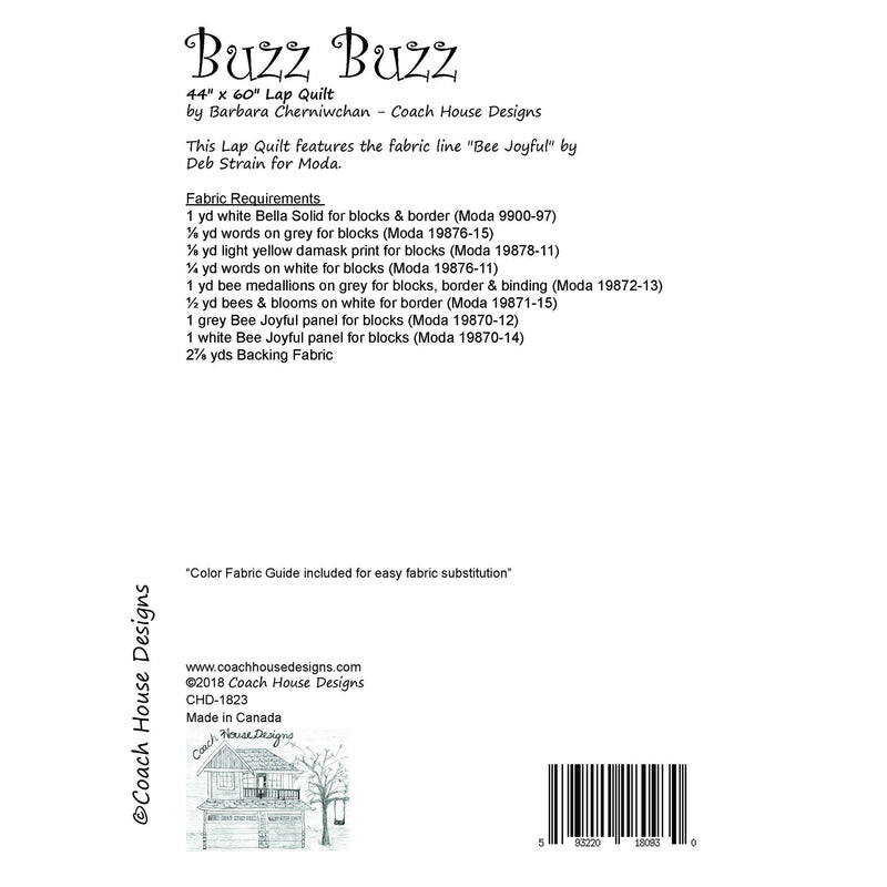 Buzz Buzz Quilt Pattern