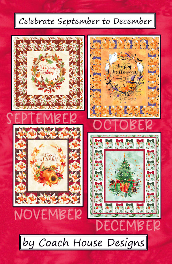 Celebrate September to December Downloadable PDF Quilt Pattern