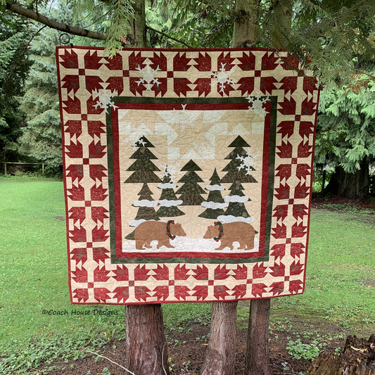 Christmas Bears Downloadable PDF Quilt Pattern