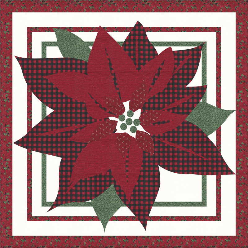 Christmas Bloom Downloadable PDF Quilt Pattern