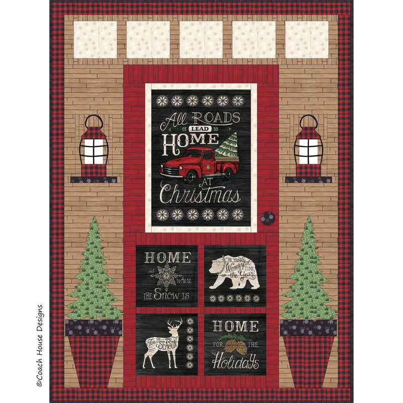 Christmas Door Downloadable PDF Quilt Pattern