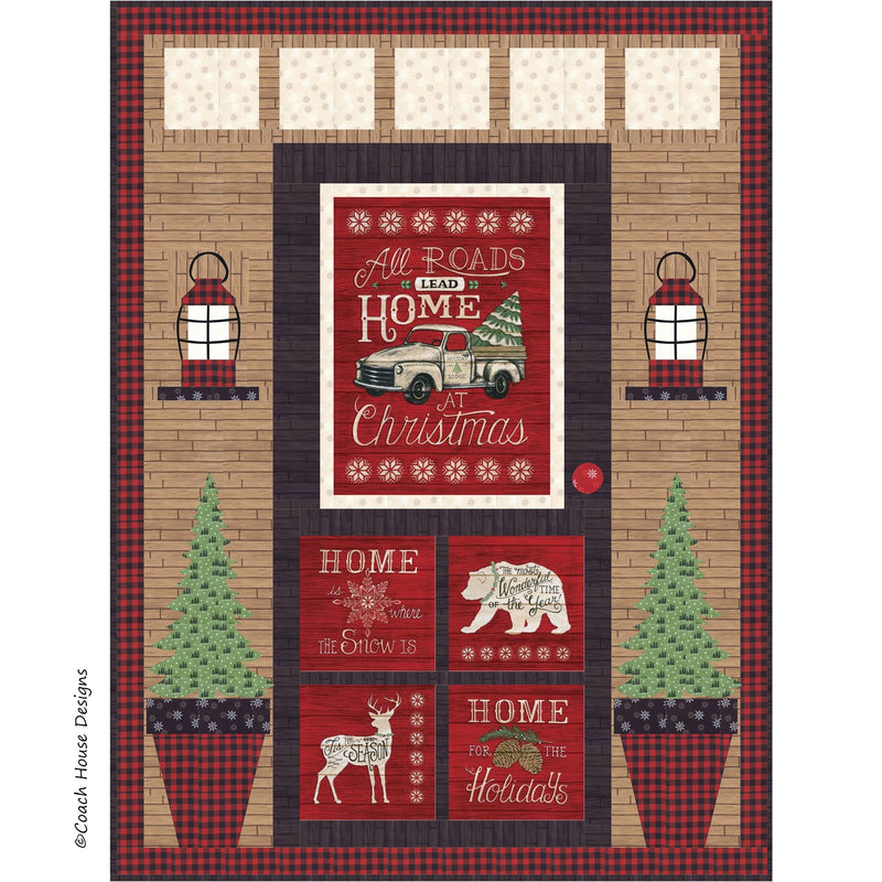 Christmas Door Downloadable PDF Quilt Pattern