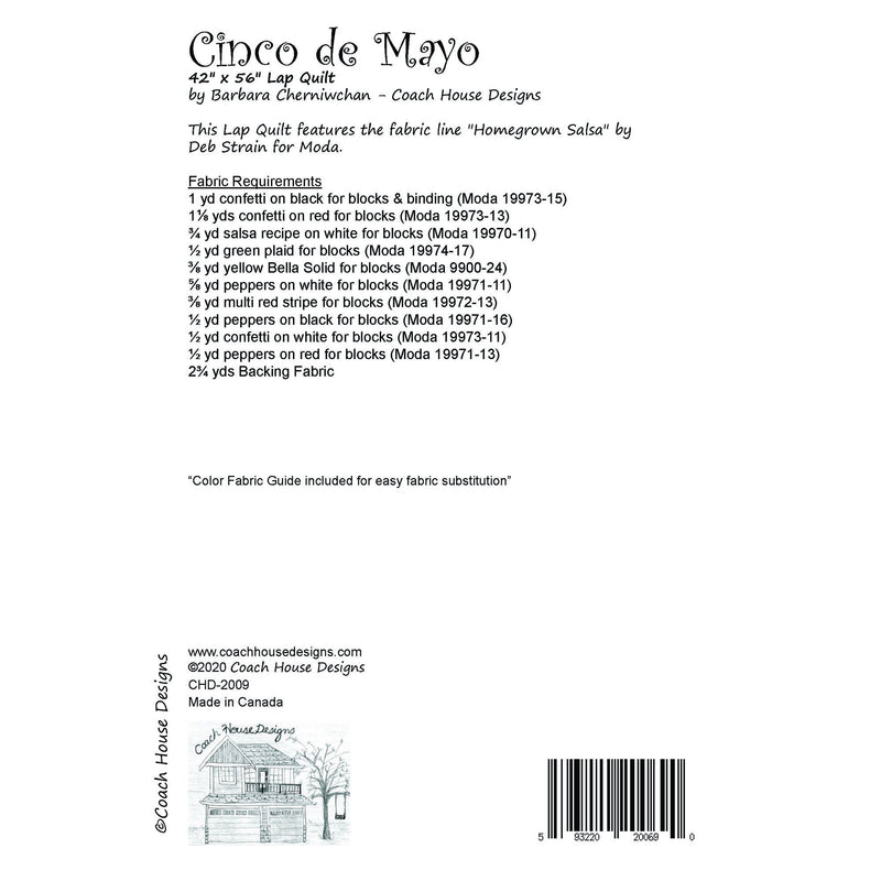 Cinco de Mayo Downloadable PDF Quilt Pattern