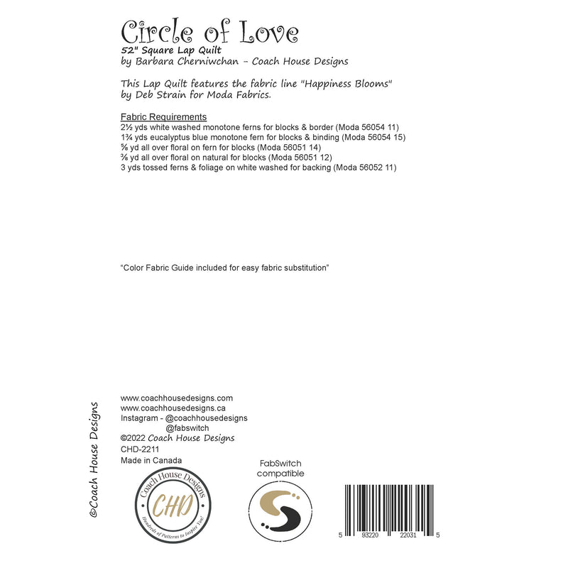 Circle of Love Downloadable PDF Quilt Pattern