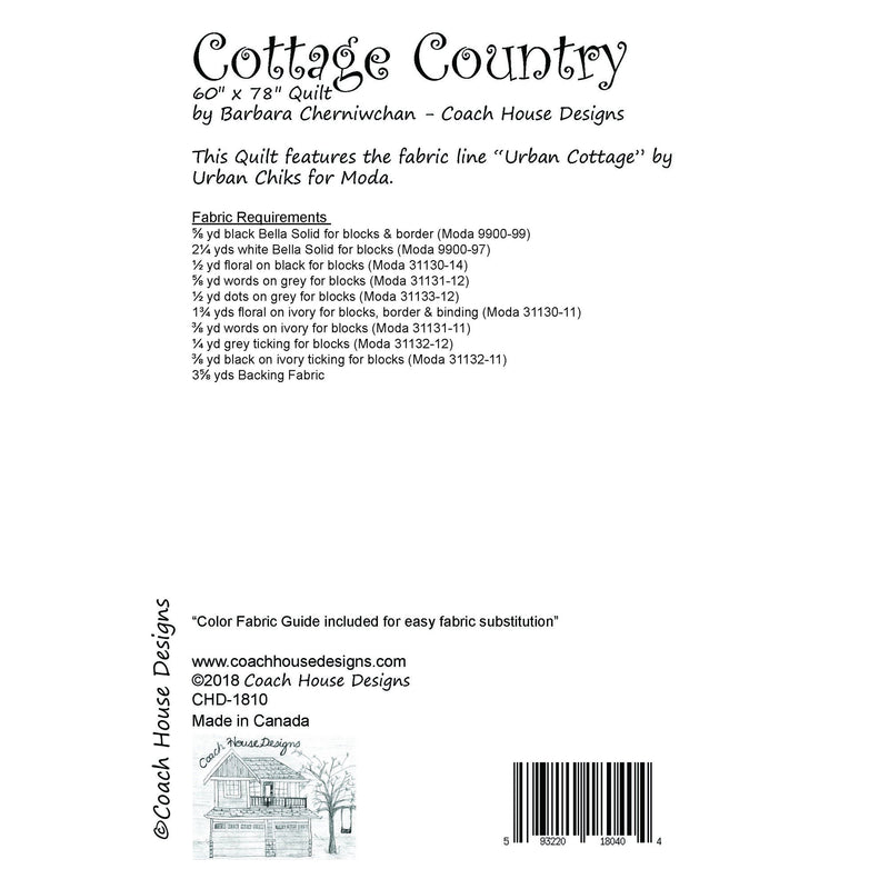 Cottage Country Digital Pattern