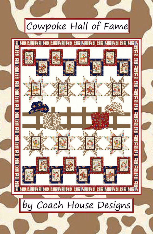 Cowpoke Hall of Fame Downloadable PDF Quilt Pattern