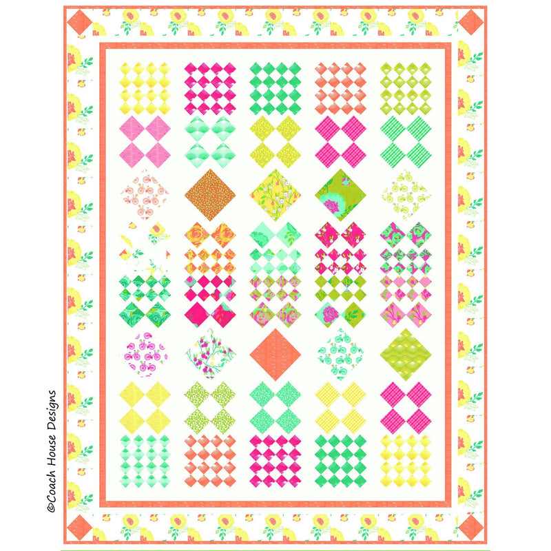 Diamonds in the Rough Downloadable PDF Quilt Pattern