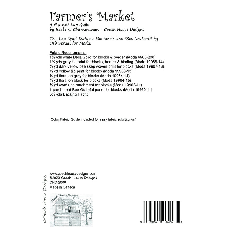 Farmer's Market Digital Pattern