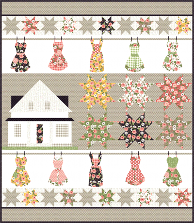 Farmhouse Downloadable PDF Quilt Pattern