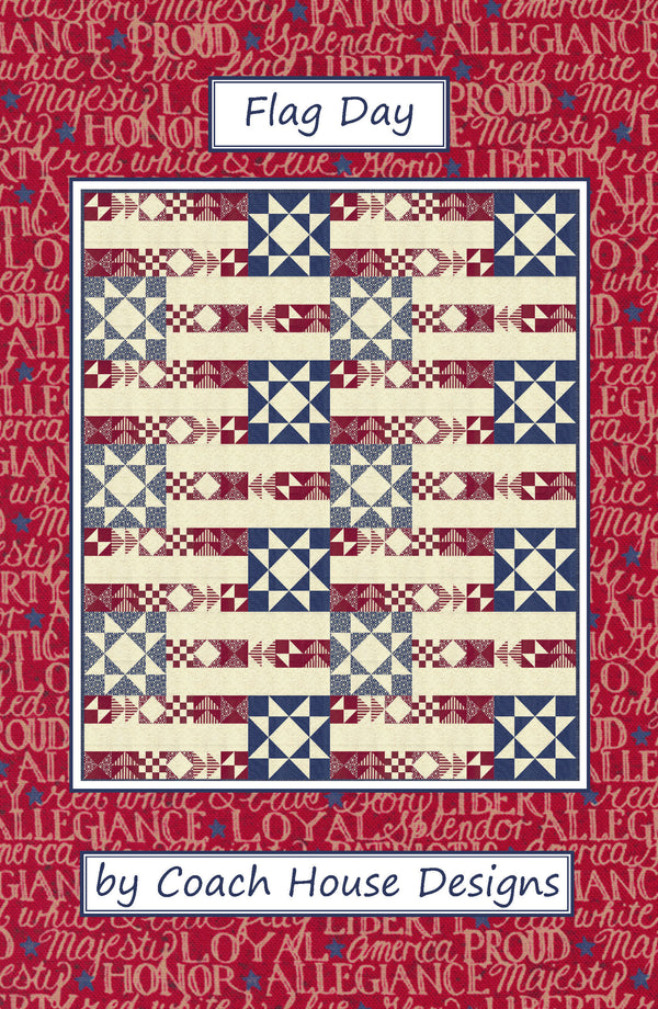 Flag Day Downloadable PDF Quilt Pattern