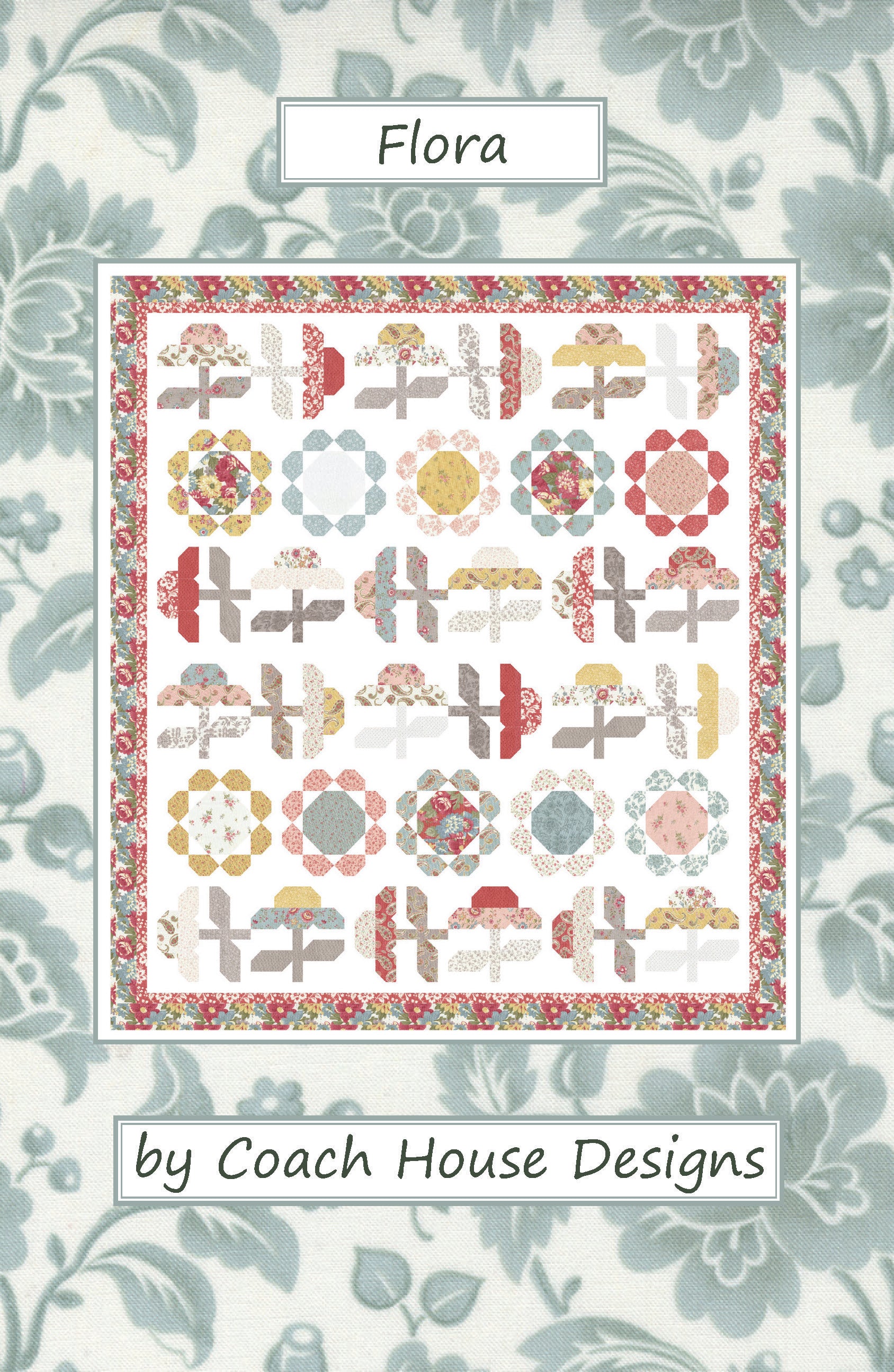 Flora Downloadable PDF Quilt Pattern – Coach House Designs Canada