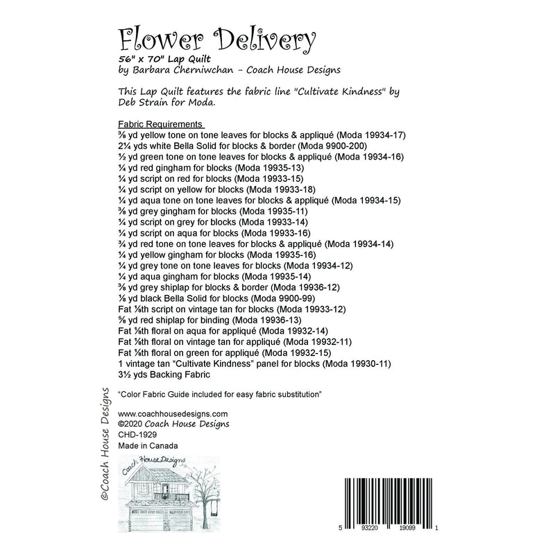 Flower Delivery Digital Pattern