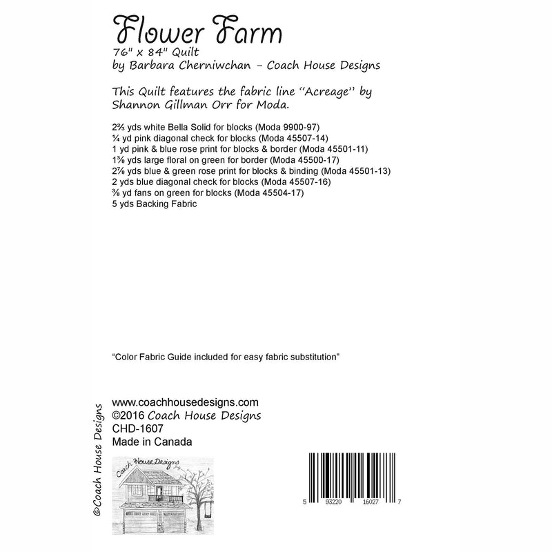 Flower Farm Digital Pattern