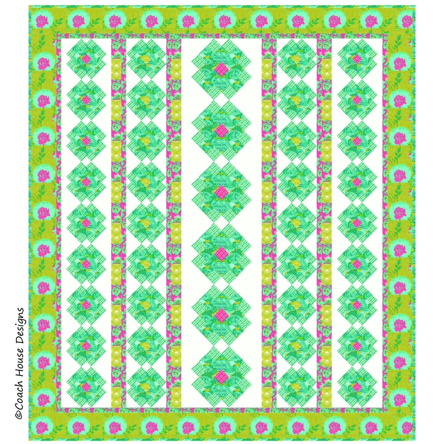 Flower Farm Downloadable PDF Quilt Pattern