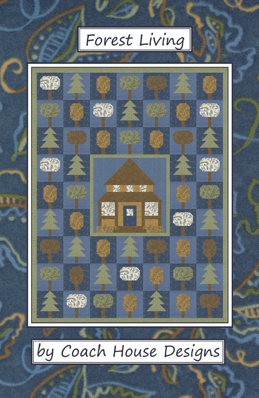 Forest Living Downloadable PDF Quilt Pattern