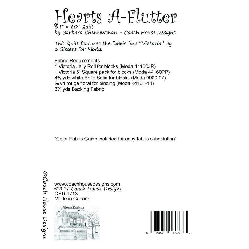 Hearts A-Flutter Digital Pattern
