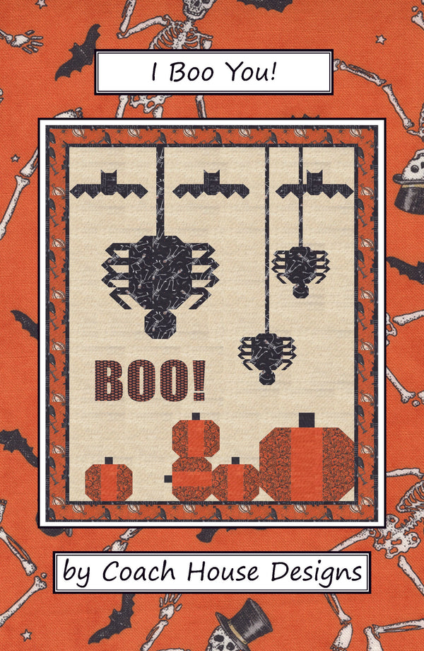 I Boo You! Downloadable PDF Quilt Pattern