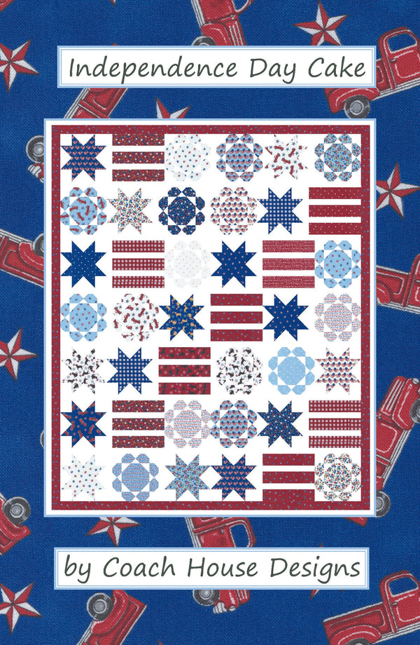 Independence Day Cake Downloadable PDF Quilt Pattern