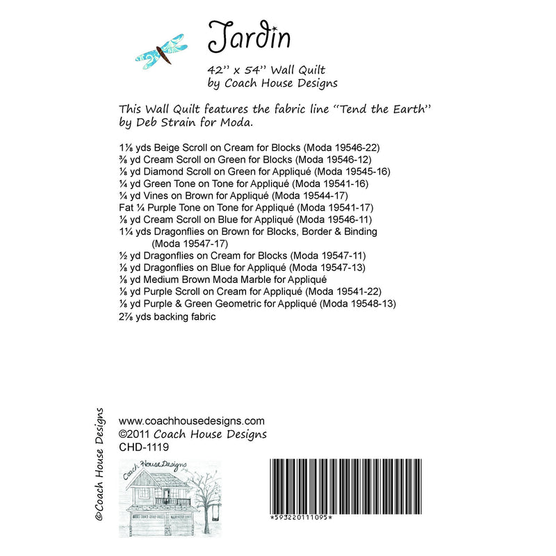 Jardin Downloadable PDF Quilt Pattern