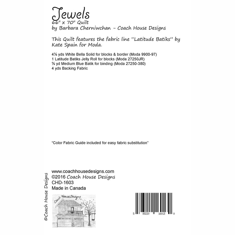 Jewels Downloadable PDF Quilt Pattern