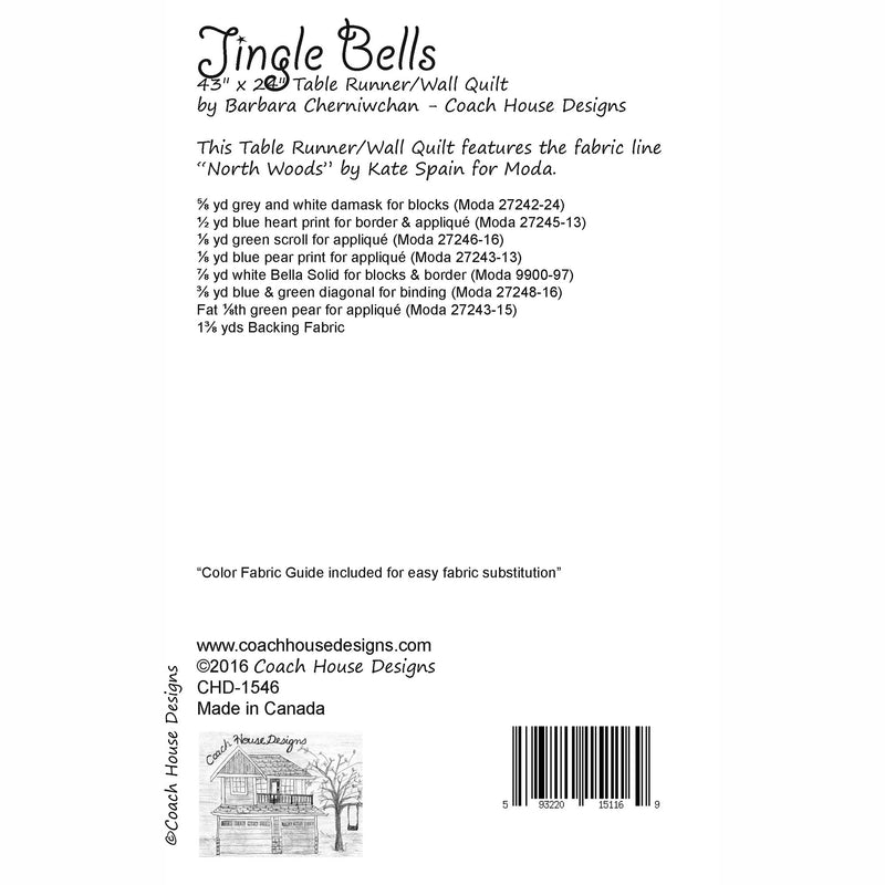 Jingle Bells Downloadable PDF Quilt Pattern