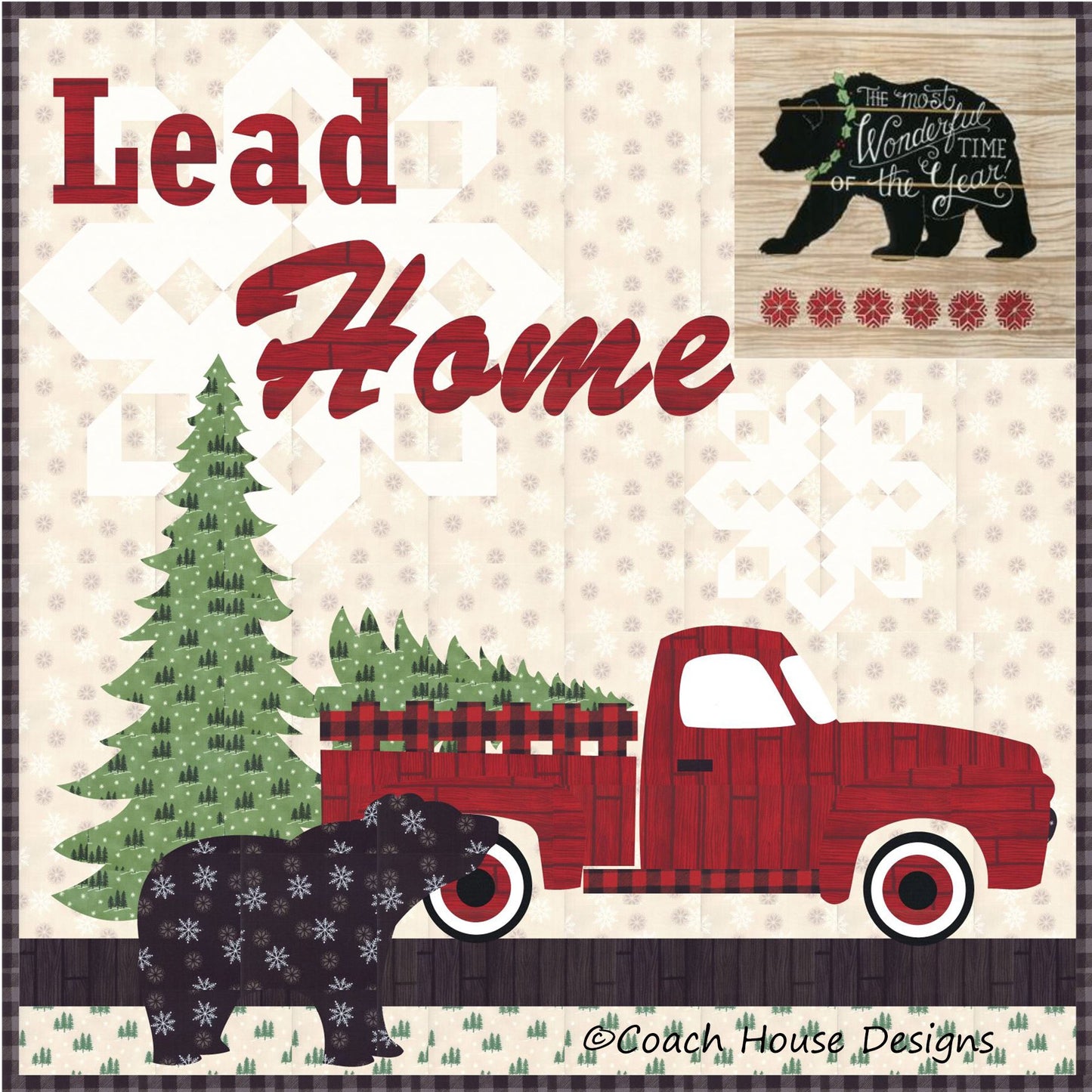 All Roads Lead Home Banners Downloadable PDF Quilt Pattern