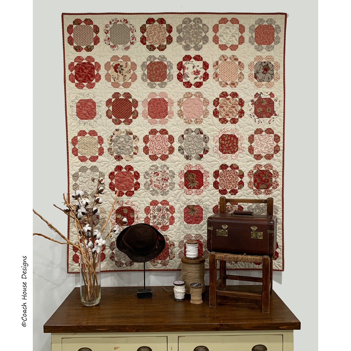 Les Fleurs Quilt Pattern