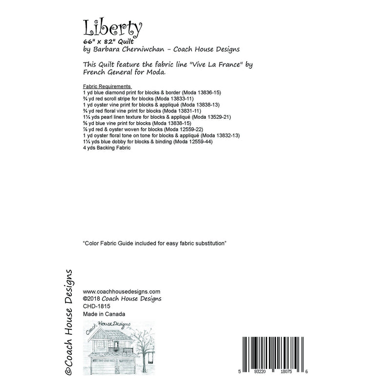 Liberty Quilt Pattern