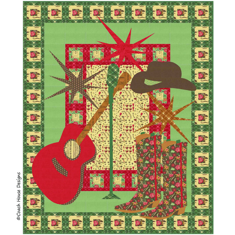 Live! At the Honky Tonk.... Quilt Pattern