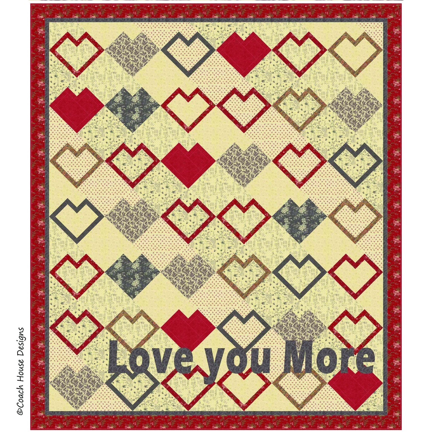 Love You More Downloadable PDF Quilt Pattern