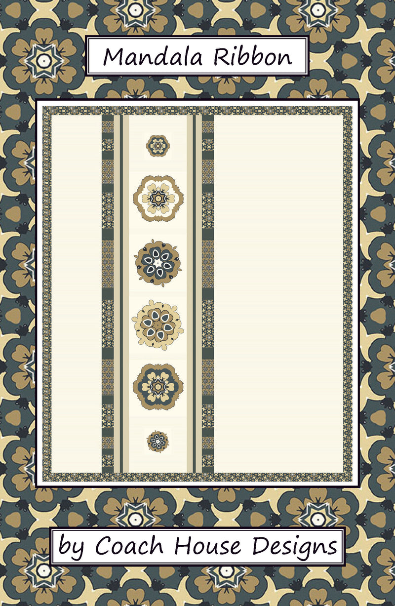 Mandala Ribbon Downloadable PDF Quilt Pattern