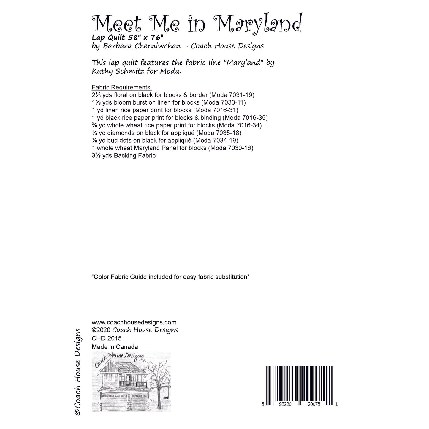 Meet Me in Maryland Downloadable PDF Quilt Pattern