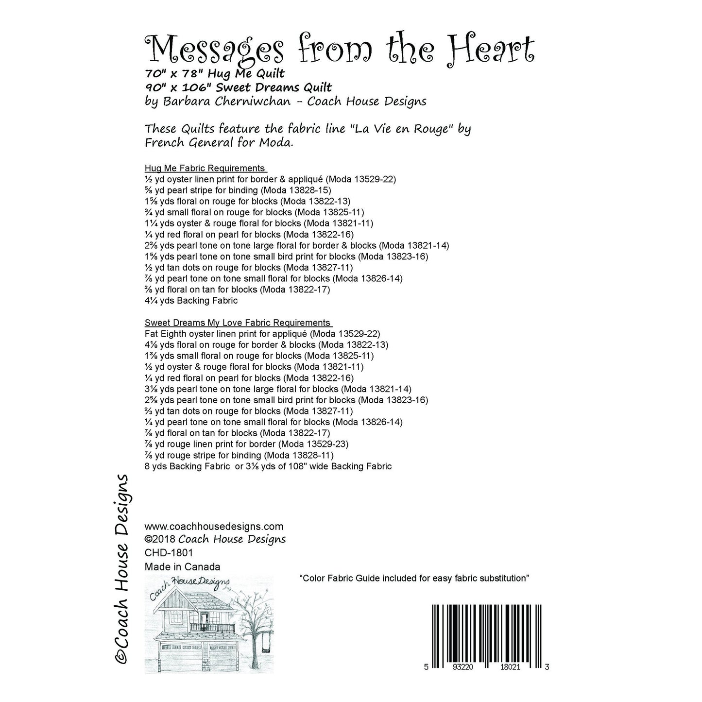 Messages from the Heart Quilt Pattern