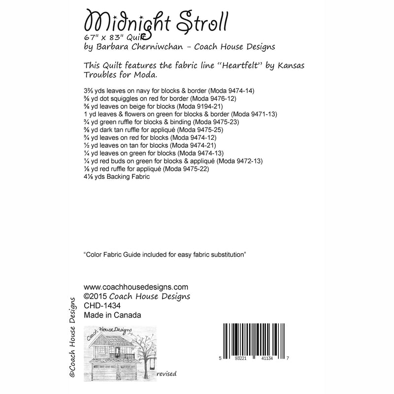 Midnight Stroll Downloadable PDF Quilt Pattern