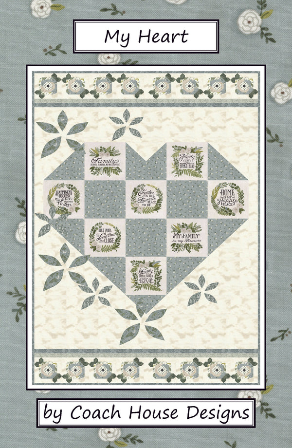 My Heart Downloadable PDF Quilt Pattern