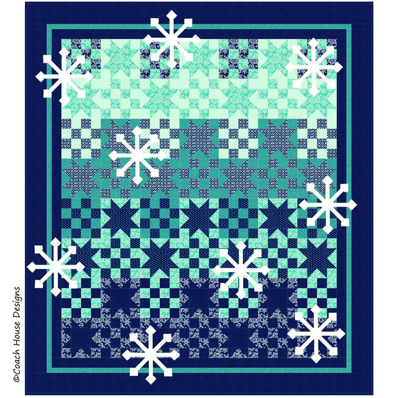 Night Snow Downloadable PDF Quilt Pattern