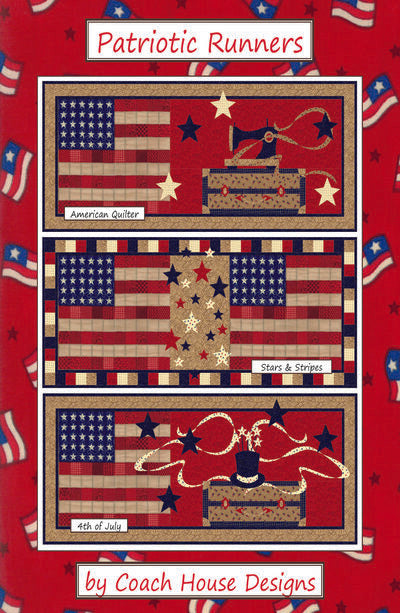 Patriotic Runners Downloadable PDF Quilt Pattern