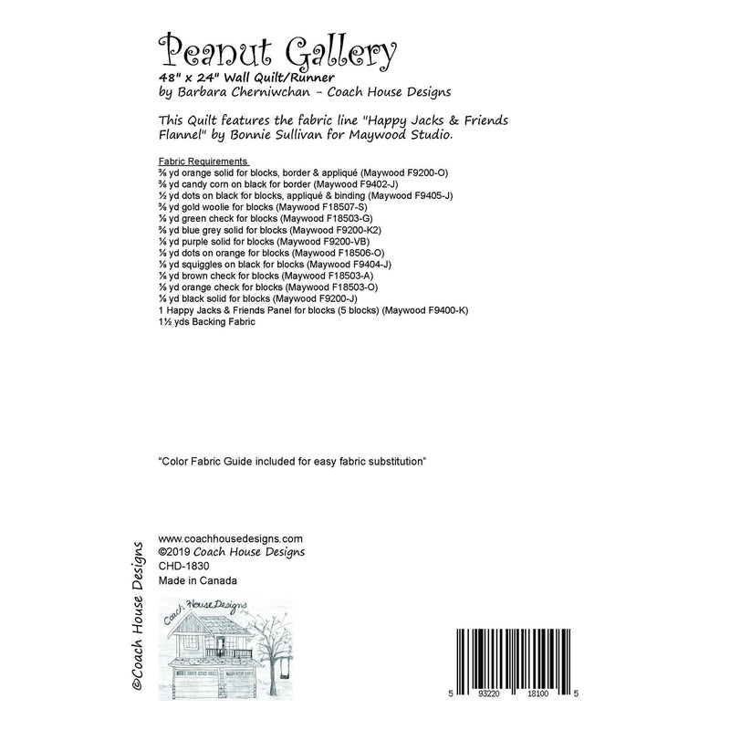 Peanut Gallery Digital Pattern