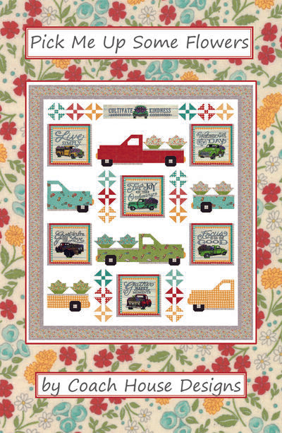 Pick Me Up Some Flowers Downloadable PDF Quilt Pattern