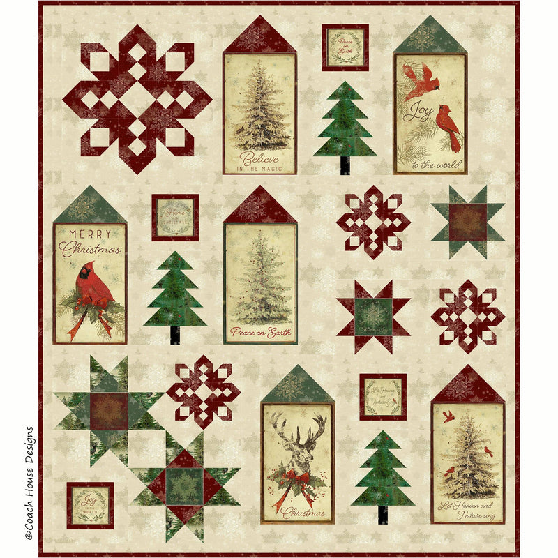 Postcard Christmas Quilt Pattern