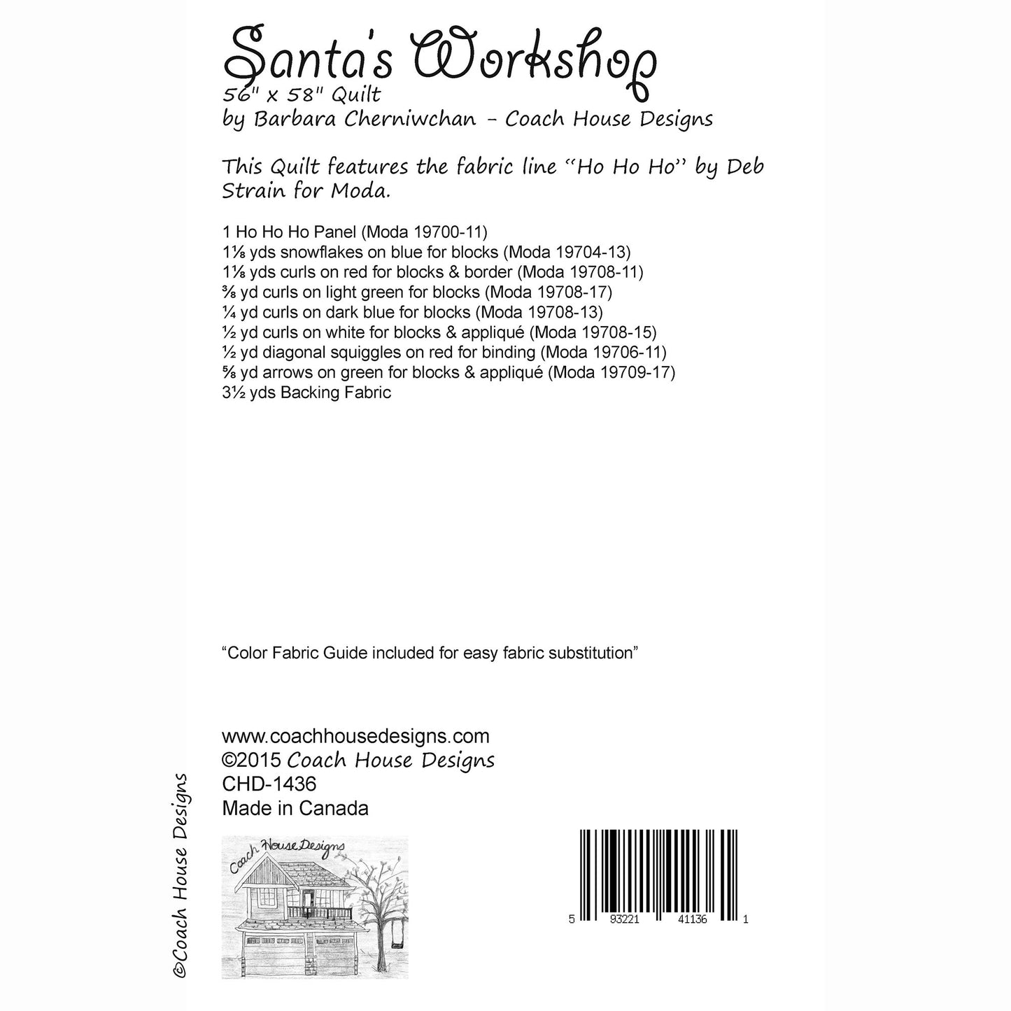 Santa’s Workshop Quilt Pattern