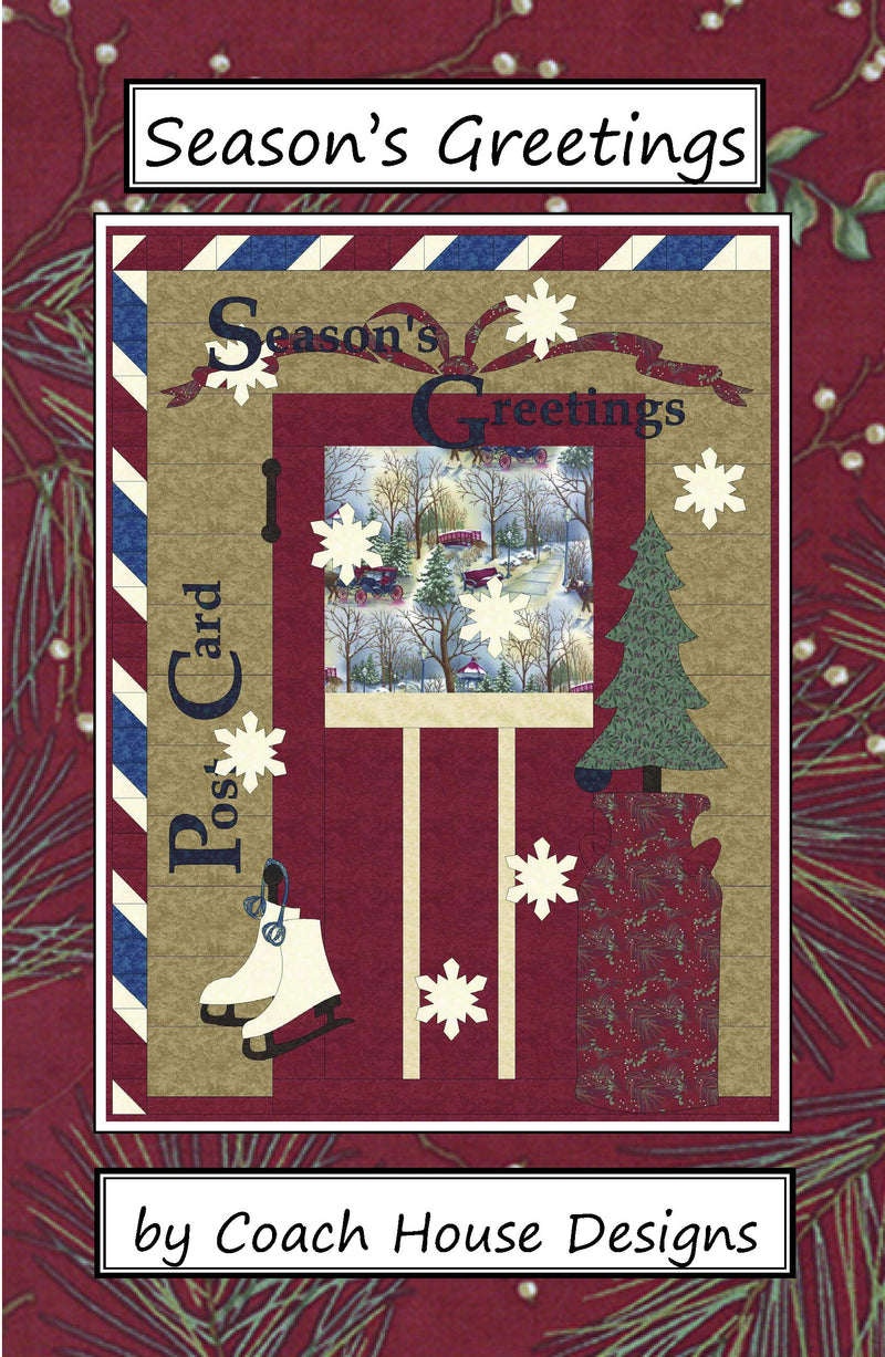 Season's Greetings Downloadable PDF Quilt Pattern