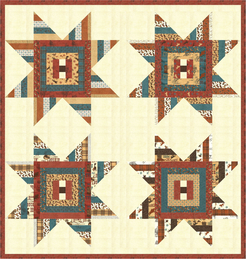 Sheriff's Star Downloadable PDF Quilt Pattern