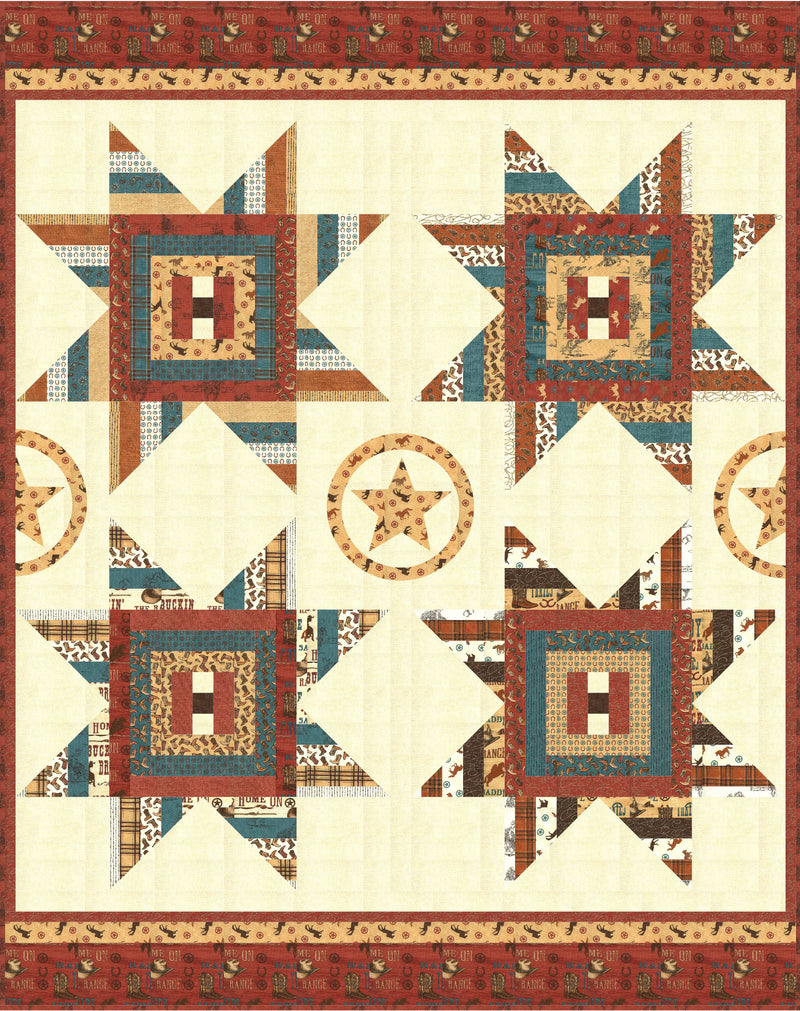 Sheriff's Star Downloadable PDF Quilt Pattern
