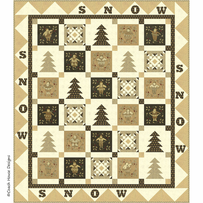 Snow! Downloadable PDF Quilt Pattern